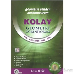 Gür Yayınları Kolay Geometri Öğreniyorum Çalışma Günlüğü 1