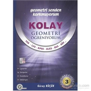 Gür Yayınları Kolay Geometri Öğreniyorum Çalışma Günlüğü 3
