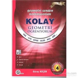 Gür Yayınları Kolay Geometri Öğreniyorum Çalışma Günlüğü 4
