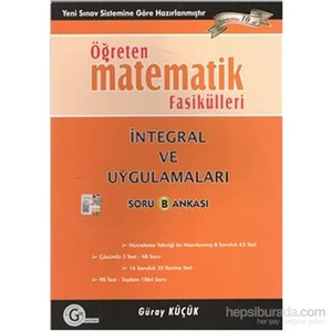 Gür Yayınları Öğreten Matematik Fasikülleri İntegral Ve Uygulamaları Soru Bankası