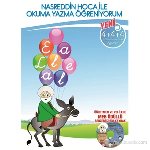 Nasreddin Hoca İle Okuma Yazma Öğreniyorum Eğitim Seti (4+4+4 Eğitim Sistemine Uygun)