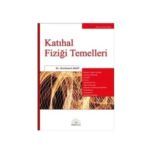 Katıhal Fiziği Temelleri - Ercüment Akat