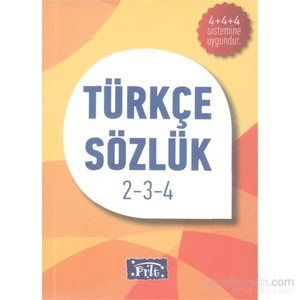 Türkçe Sözlük İlköğ.2-3-4 -