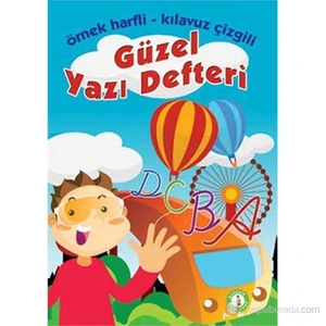 Güzel Yazı Defteri (Küçük Boy) (Örnek Harfli - Kılavuz Çizgili)