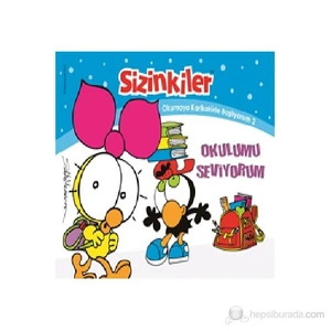 Okumaya Karikatürle Başlıyorum 2 Okulumu Seviyorum-Salih Memecan