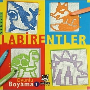 Labirentler 1 - Oyunlu Boyama