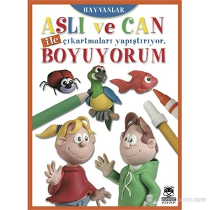 Aslı Ve Can İle Çıkartmaları Yapıştırıyor Boyuyorum - Meyveler Sebzeler (2+ Yaş)