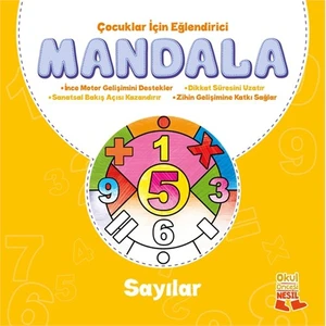 Çocuklar İçin Eğlendirici Mandala: Sayılar