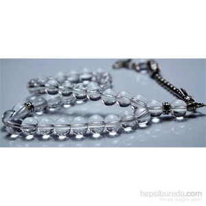 10 mm Küre Kesim Kristal Kuvars Taşı Tesbih