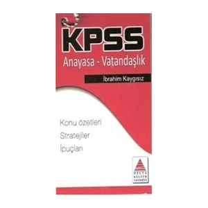 Delta Kültür Yayınevi Delta Kpss Anayasa-Vatandaşlık Cep Kartı - İbrahim Kaygısız