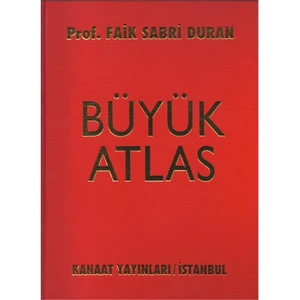 Kanaat Yayınları Büyük Atlas - Prof. Faik Sabri Duman