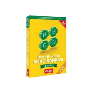 Değer Yayınları 8. Sınıf Hepsi Bir Yerde Soru Bankası