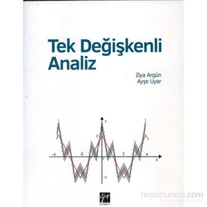 Gazi Kitabevi Tek Değişkenli Analiz-Ayşe Uyar