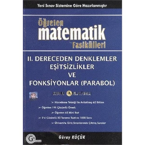 Gür Yayınları Öğreten Matematik Fasikülleri II.Dereceden Denklemler Eşitsizlikler ve Fonksiyonlar (Parabol)