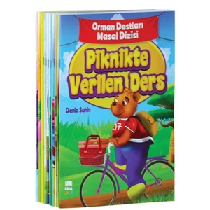Orman Dostları Masal Dizisi Seti Düz Yazılı (10 Kitap Büyük Boy)