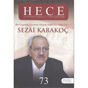 Aylık Edebiyat Dergisi Diriliş Özel Sayıs Sezai Karakoç Sayı: 5 / Sayı: 73