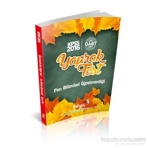 İhtiyaç Öabt 2016 Fen Ve Teknoloji Öğretmenliği Çek Kopart Yaprak Test