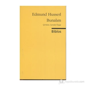 Bunalım-Edmund Husserl