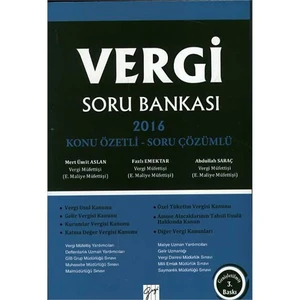 Vergi Soru Bankası-Abdullah Saraç