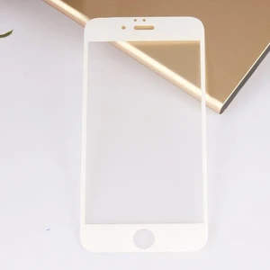 Apple iPhone 6 Beyaz Renk Cam Ekran Koruyucu