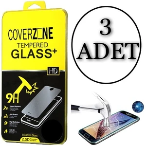 Coverzone İphone 6 Plus 6S Plus Temperli Ekran Koruyucu 3 Adet