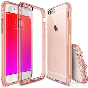 Fusion iPhone 6s Plus/ 6 Plus Kılıf Rose Gold - Extra Darbe Emici