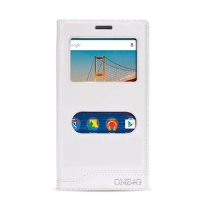 Fitcase Dolce One 4G Gizli Mıknatıslı Pencereli Kılıf Beyaz