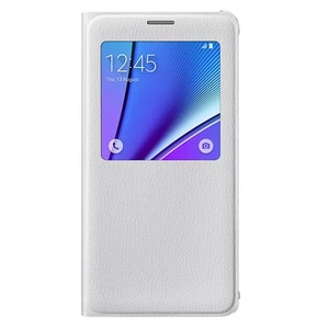 Galaxy Note 5 S-View Kapaklı Kılıf Beyaz - EF-CN920PWEGTR