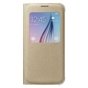 S6 S-View Kılıf Tekstil Altın EF-CG920BFEGWW
