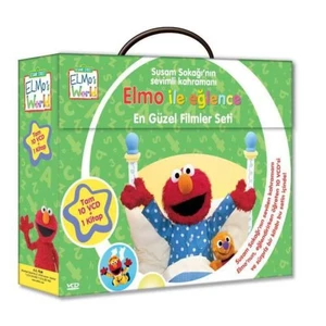 Elmo İle Eğlence: En Güzel Filmler Seti (Tam 10 VCD + 1 Kitap)