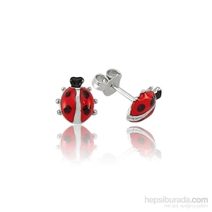 KENPAZAR Olivin Accesories Gümüş Uğur Böceği Küpe 433199