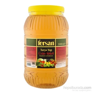 Fersan Turşuluk Sirkeli Salamura 3 lt Pet Kavanoz