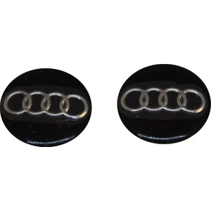 Bross BDP835 Audi İçin 2 Adet Araç Anahtar Logo Amblemi  14 mm Çap