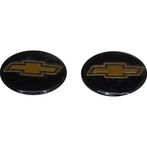 Bross BDP837 Chevrolet İçin 2 Adet Araç Anahtar Logo Amblemi  14 mm Çap