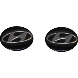 Bross BDP840 Hyundai İçin 2 Adet Araç Anahtar Logo Amblemi  14 mm Çap