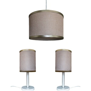 Verda Yatak Odası Avize Ve Abajur Seti