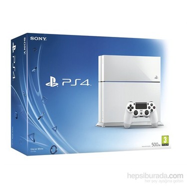プレステ4 PlayStation4 500GB ホワイト Sony Playstation 4 500 Gb Oyun Konsolu Beyaz Fiyatı