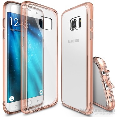 Ringke Fusion Galaxy S7 Edge K l f Rose Gold Extra Darbe Fiyat