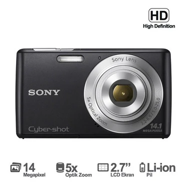 Sony Cyber-shot W620 14.1Mp 2.7" LCD 5x Optik Dijital Fotoğraf