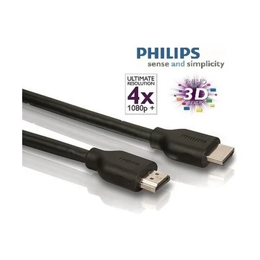 Philips SWV5401P 4K Destekli 1,5m Ethernet HDMI Kablo ( ULTRA HD - 3D