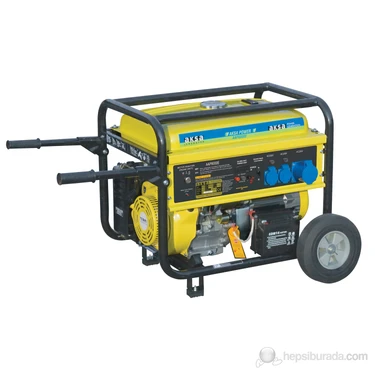 Aksa AAP-8000E Benzinli Monofaze Jeneratör 8kVA (4 Zamanlı