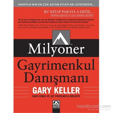 Altın Kitaplar Milyoner Gayrimenkul Danışmanı - Dave Jenks, Gary Keller, Jay Papasan