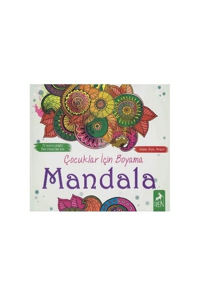 Çocuklar İçin Boyama Mandala-Kolektif