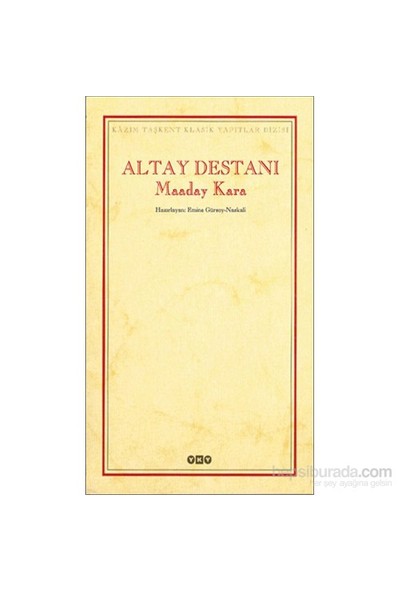 Altay Destanı Maaday Kara-Anonim