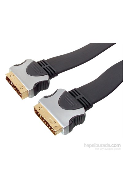Hqss1022 1,5 Metre Flash Scart Kablo