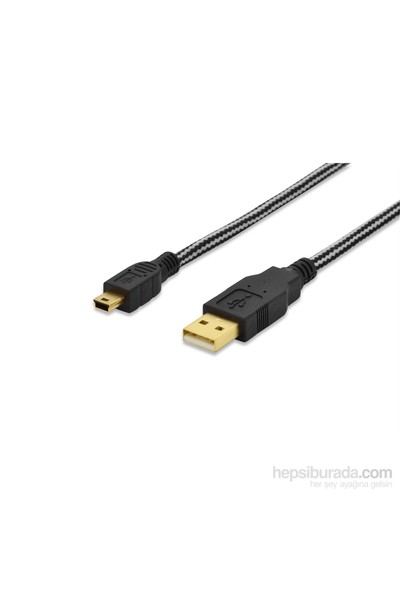 ednet USB 2.0 USB to mini USB 1.8M Bağlantı Kablosu (ED-84184)