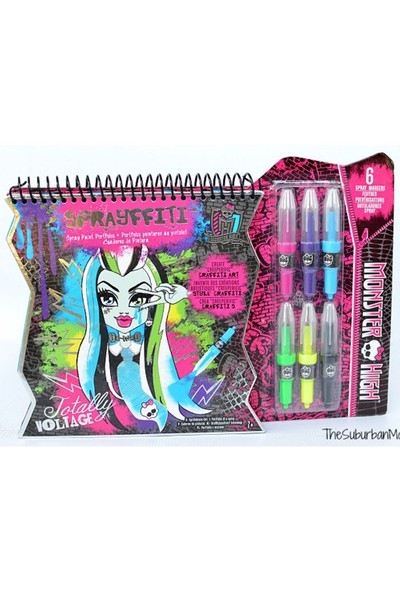 Monster High Fashion Angels Sprayfitti Sprey Boyama Sanatı