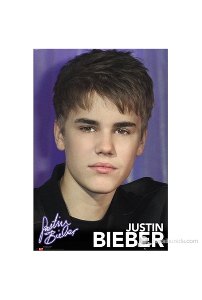 Justin Bieber Pin Up Purple Maxi Poster