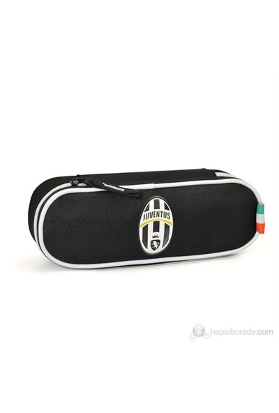 Juventus Kalem Çantası 23*8*5 cm (Siyah-Beyaz)