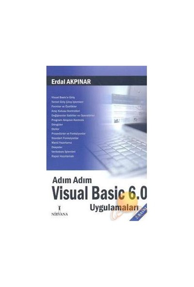 ADIM ADIM VISUAL BASIC 6.0 UYGULAMALARI